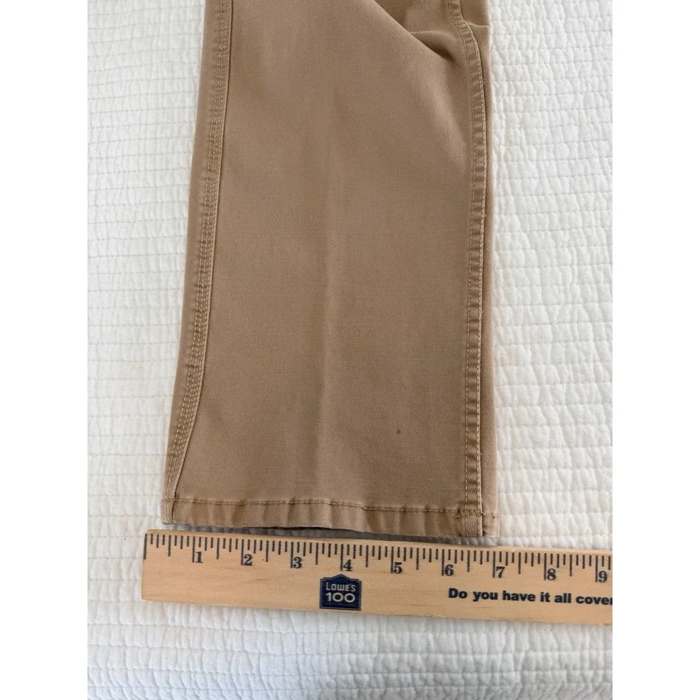 Weatherproof Vintage Mens Straight Fit Khaki Pants Tan 36x34‎ Stretch Cotton